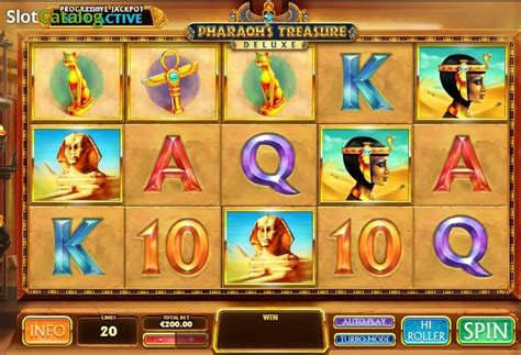 pharaoh s treasure deluxe slot free demo and game review