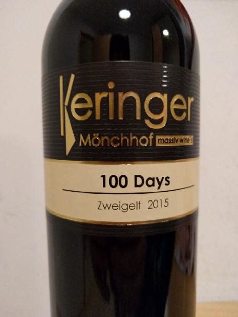 2015 Keringer Zweigelt 100 Days Austria Burgenland Neusiedlersee