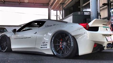 To get a glimpse of the exterior of ferrari 458 spider from all around, drag the image to the left or right to rotate the car. Liberty Walk's Widebody Ferrari 458 Spider - YouTube