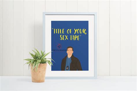 Title Of Your Sex Tape Brooklyn 99 Tv Show T Jake Etsy