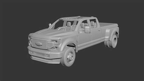 Ford F 350 Dually 2022 3d Model 3d Printable Cgtrader