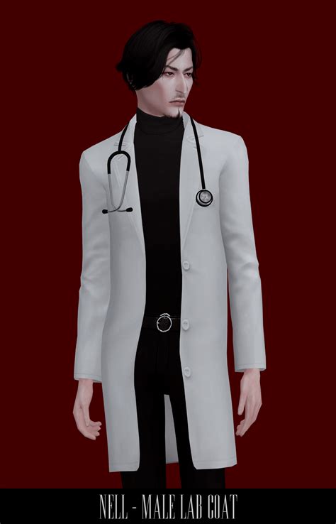Male Lab Coat Sims 4 Male Clothes Dr Coats The Sims 4 Packs