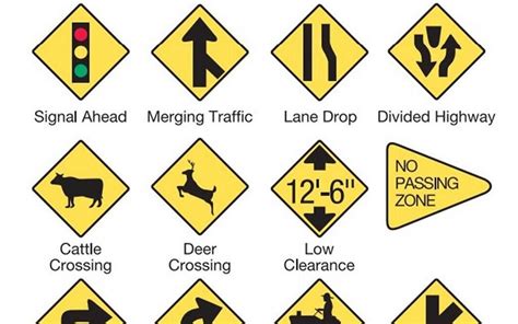 Signal Signs For Driving Driving Signs Noticeable Traffic Signals In