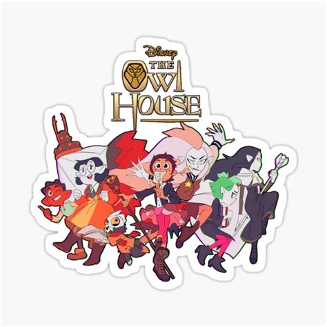 The Owl House Cartoon Tv Show Sticker For Sale By Araudjo Redbubble