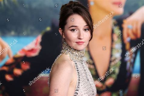 American Actress Kaitlyn Dever Wearing Miu Editorial Stock Photo