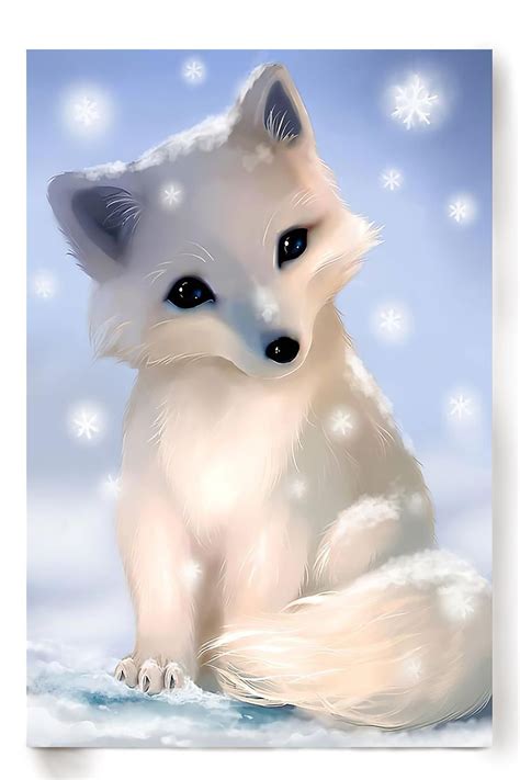 Cute Fox Drawing Cute Animal Drawings Kawaii Cute Cartoon Animals