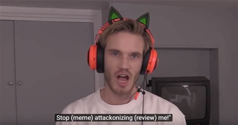 The Youtube Subtitles Say Meme And Review When Felix Claps During A