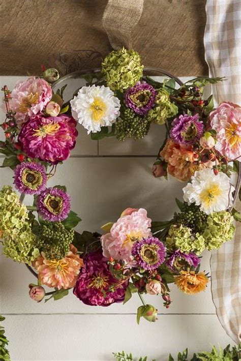 30 Spring Wreaths Easter And Spring Door Decorations Ideas Pastel