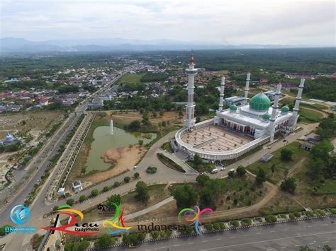 Mesjid Agung Madani Islamic Centre Rokan Hulu Riau Daily Photo