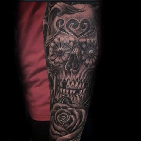 See more ideas about skull tattoo, mexican skull tattoos, skull. 100 Sugar Skull Tattoo Designs For Men - Cool Calavera Ink ...