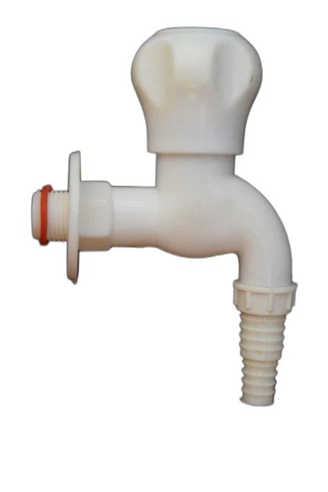 White Plastic Nozzle Bib Cock For Bathroom Fitting At Rs Piece In Ahmedabad