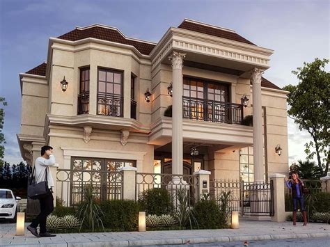 Pin By Haiman Abdeladel On Villa Classic House Exterior Classic