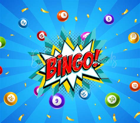Bingo Bingo Balls 20oz Skinny Tumbler Wrap Instant Download Digital