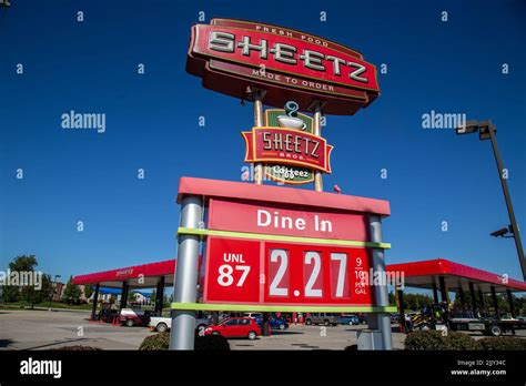 Lebanon, PA, USA - October 5, 2016: Sheetz sign at chain of convenience