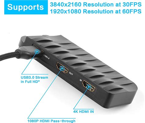 Review Product Mirabox Capture Card 4k 30fps Hd 1080p 60fps Usb3 0 Hdmi Game Video Capture Card