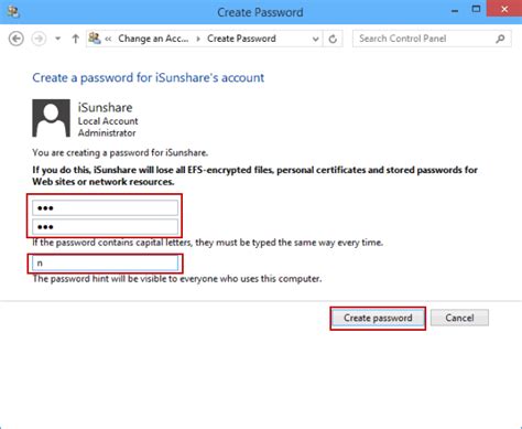 Create User Account Password For Windows Hot Sex Picture