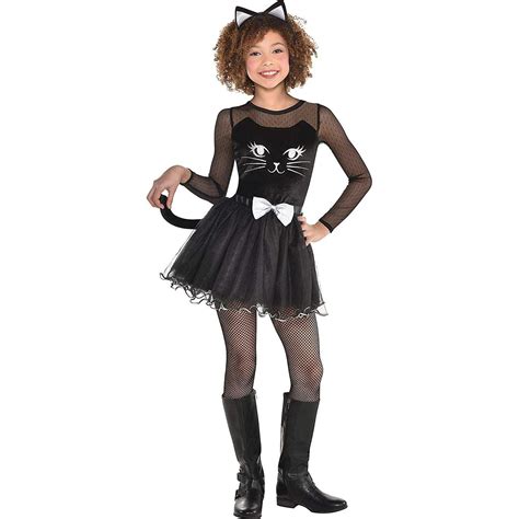 Amscan Black Cat Dress Girls Holiday Fancy Dress Costume For Toddler