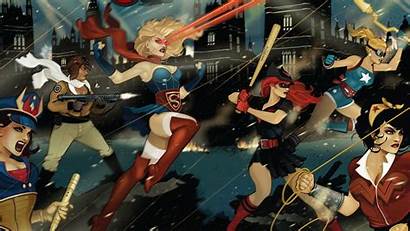 Dc Bombshells Supergirl Comics Batwoman Pinup Anime