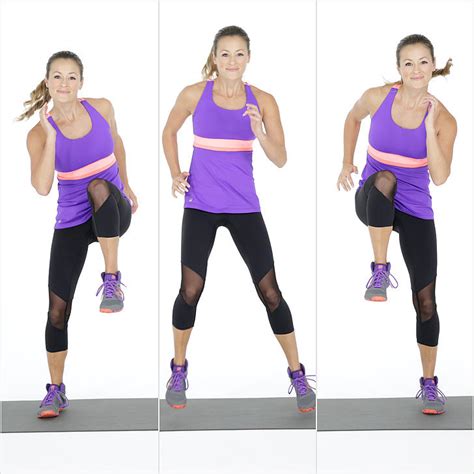 Side Shuffle With High Knee Hold The Best Fat Blasting Cardio