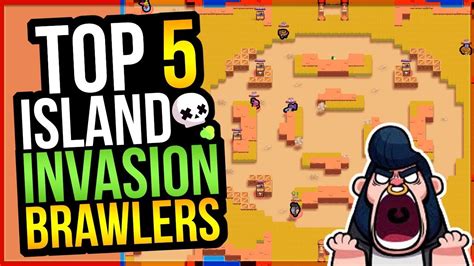 He is great for this map once you obtain his first star power, circling eagle available from brawl boxes when he reaches level 9. BEST BRAWLERS For ISLAND INVASION Showdown! Top 5 Brawlers ...