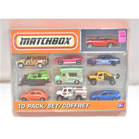 New Matchbox 10 Pack Of Diecast Cars