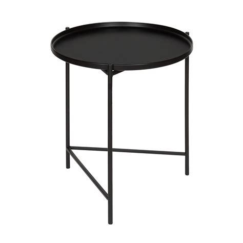 Hometrends Black Metal Side Table Walmart Canada