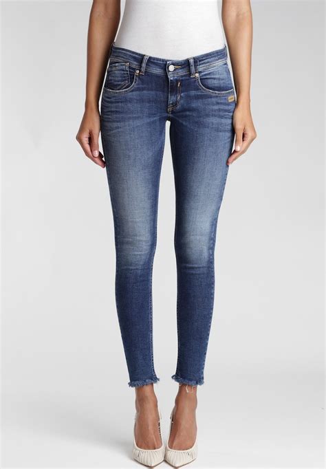 Gang Jeans Skinny Fit Everblue Vintageblue Denim Zalandode