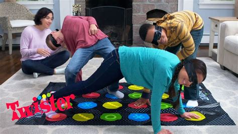 Blindfolded Twister Official Spot Hasbro Gaming YouTube