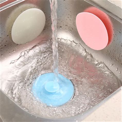 Rubber Circle Silicone Sink Strainer Filter Water Stopper Floor Drain Hair Catcher Bathtub Plug