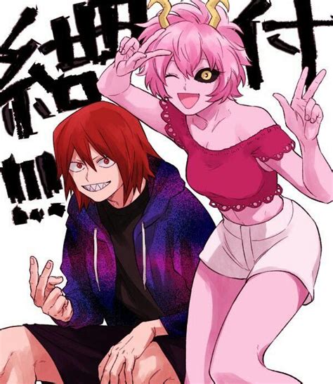 Kirishima Eijirou And Ashido Mina My Hero Academia Manga Anime Anime