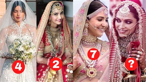 Top 10 Most Expensive Wedding Dresses Of Bollywood Actresses 2020