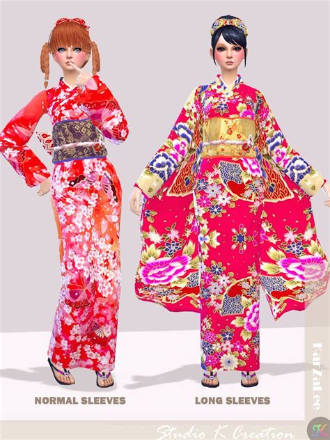 Lana Cc Finds Japanese Kimono Sims 4 Clothing Japanese Outfits