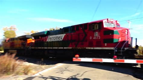 Ferromex Train Meets Csx Train Fast Amtrak Train Speeds By Giant 2 1