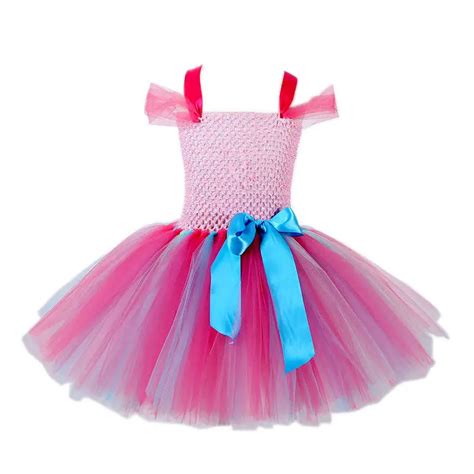 Princess Tutu Baby Girls Pink Tutu Dress Princess Cartoon Tutu Dresses