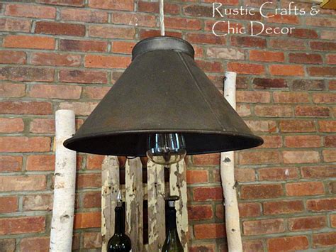 Our Homemade Vintage Light Project Rustic Crafts And Chic Decor