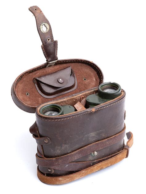 hungarian binoculars with leather case 6 x 30 surplus