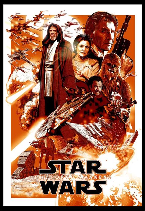 Star Wars The Force Awakens Poster Art