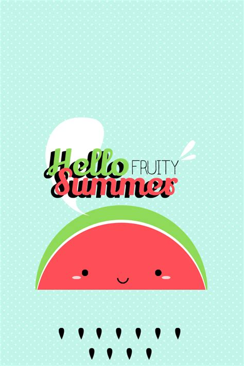 Cute Fruity Summer Lockscreens My Pastel World