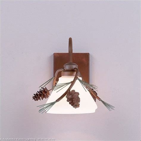 Maybe you would like to learn more about one of these? New Rustic Cabin Wall Sconce Pine Cone Avalanche Ranch ...