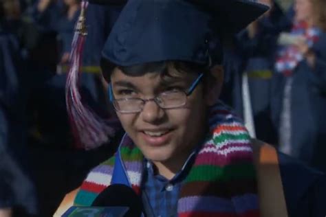 11 Year Old Tanishq Abraham Graduates From California College Nbc News