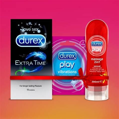 Buy Durex Combo Extra Time Condom Pack Of 10 200ml Sensual Play