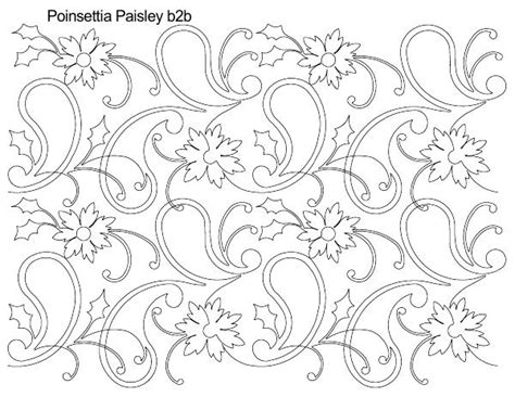Poinsettia Paisley B2b Anne Bright Designs