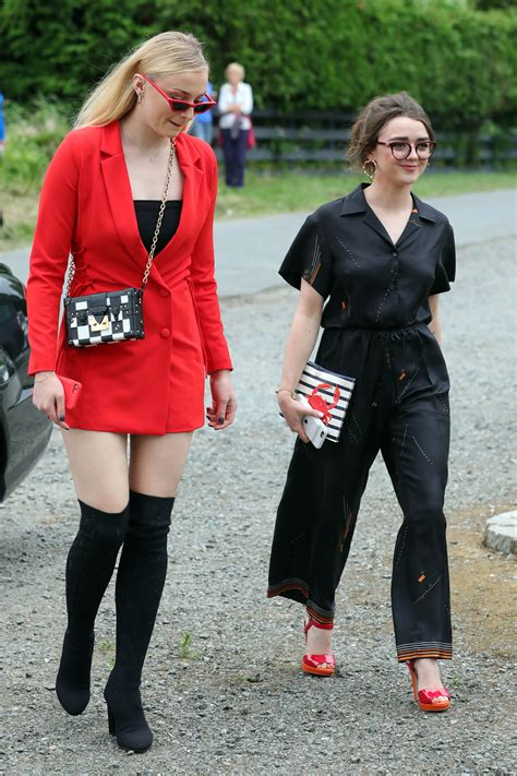 Sophie Turner And Maisie Williams Coordinated Outfits Stole The Show