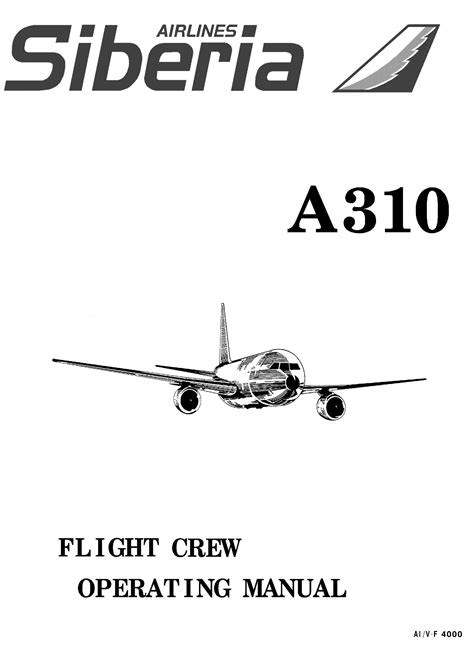 Airbus A310 Flight Manuals