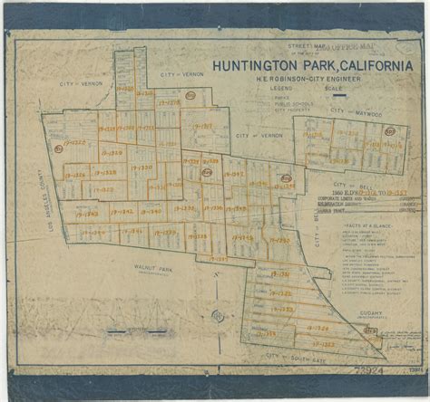 1950 Census Enumeration District Maps California Ca Los Angeles