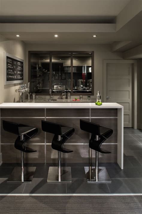 17 Stunning Contemporary Home Bar Designs Interior God