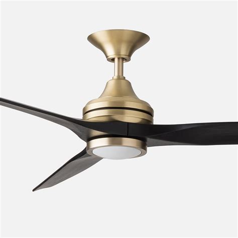 There is a range of brass colours including antique brass, bright brass and polished brass. Spitfire 60" LED Ceiling Fan - Satin Brass | Schoolhouse
