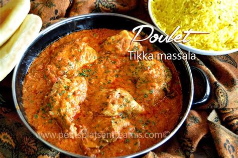 Chicken tikka masala may be a dish that's mostly enjoyed in the u.s. Poulet Tikka Massala | Poulet tikka massala, Recettes de ...