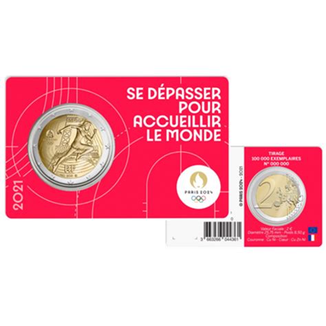 Envio Inmediato 1 Moneda X Francia 2 Euros 2021 Olimpiada De Paris