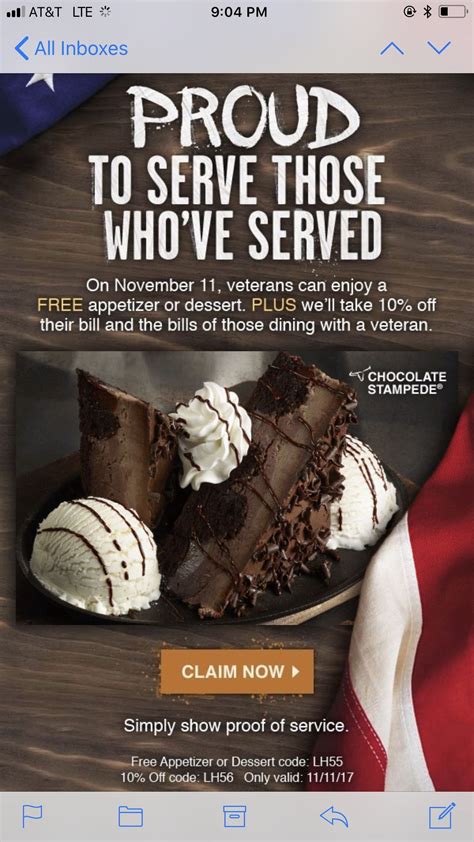 The best & worst menu items at longhorn steakhouse. Free Appetizer or Dessert at Longhorn Steakhouse for Veterans on Veterans Day : freebies